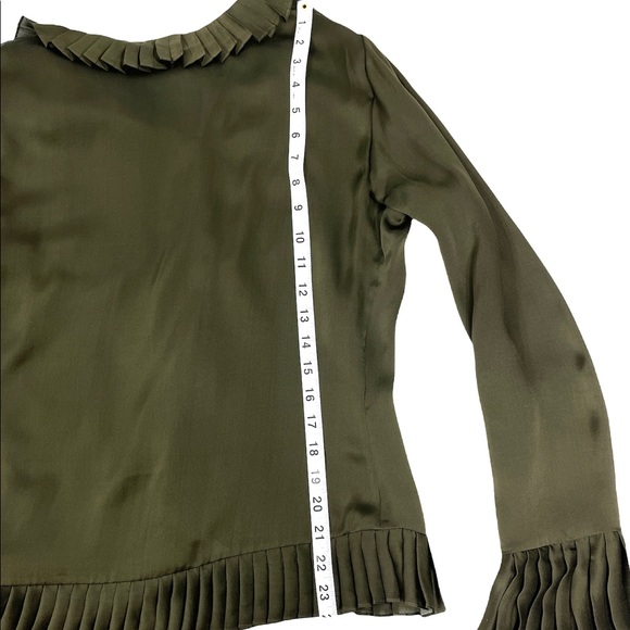 Lauren by Ralph Lauren Silk Ruffled Blouse - Picture 11 of 11